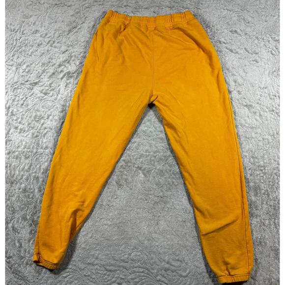 Outdoor Voices Sweat Set Womens L Yellow Smiley Hiker's Club Lounge Joggers Boxy - Picture 11 of 13